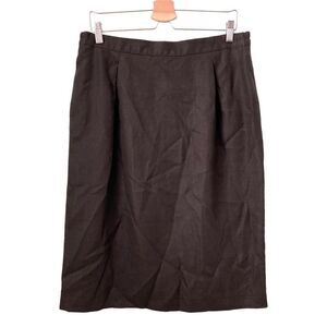 Vintage Giorgio Sant'Angelo Black Pencil Skirt in Size 16